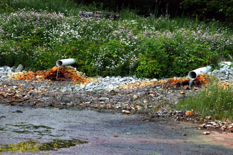 Inlet Pipes at Pond 1