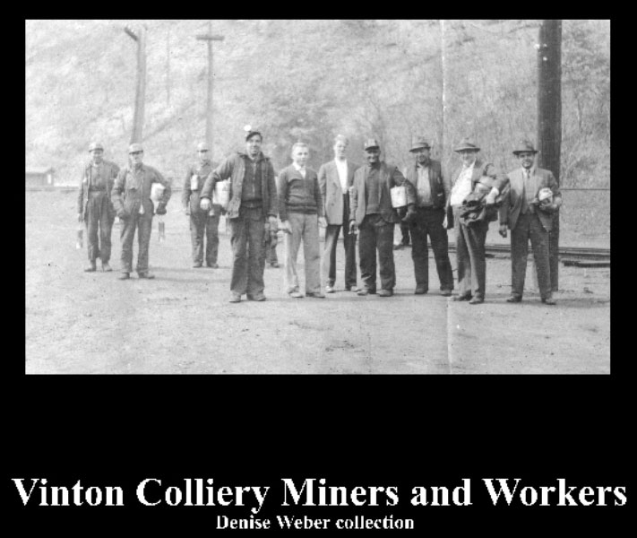 Photograph of Miners Etched on one of the Granite Tiles