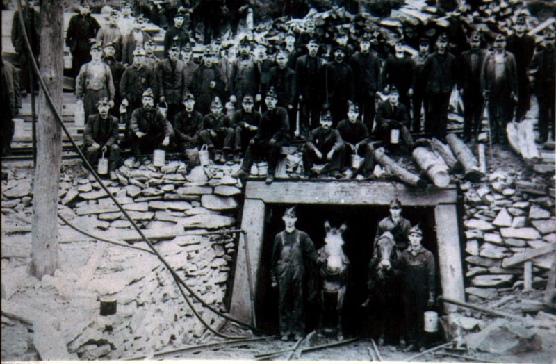 Historical Photograph of Mine No. 6 Entrance